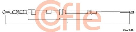 Трос ручника COFLE 10.7436