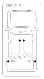 Трос ручного гальма зад. Л/П VW Jetta IV 2010- COFLE 10.7520 (фото 1)