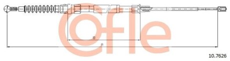 Трос ручника COFLE 10.7626 (фото 1)