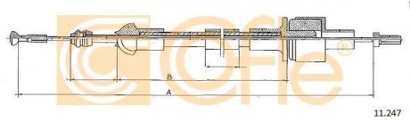 Трос зчеплення COFLE 11.247