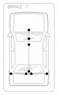 Трос ручних гальм (передній) Opel Vivaro/Renault Trafic 1.9-2.5DCI 01- COFLE 11.6806