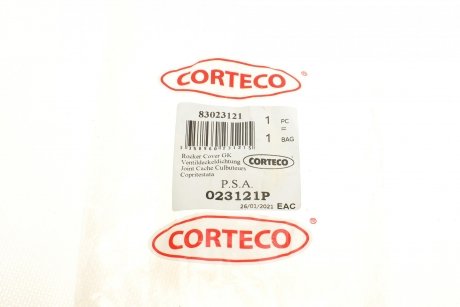 Прокладка кришки клапанів CORTECO 023121P