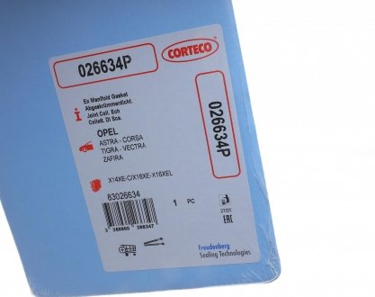 Прокладка коллектора выпускного CORTECO 026634P (фото 1)