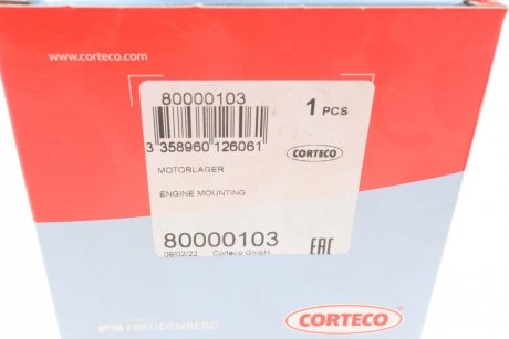 Опора двигуна CORTECO 80000103 (фото 1)