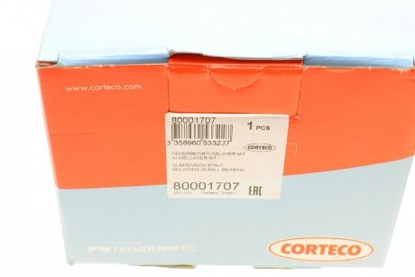 Опора амортизатора (к-кт) CORTECO 80001707