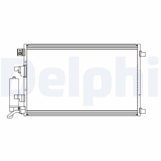 Конденсер кондиціонера Delphi CF20312 (фото 1)