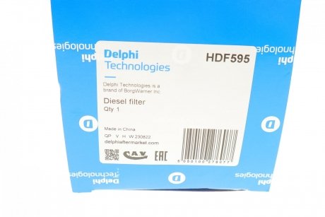 Фільтр паливний Delphi HDF595