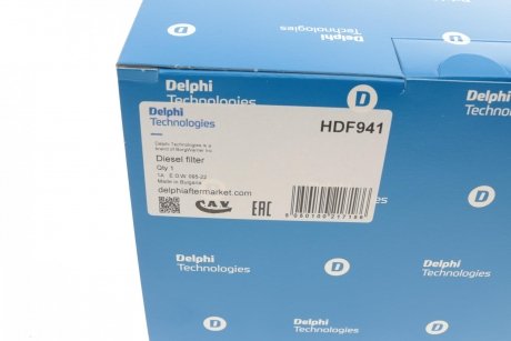 Фільтр палива Delphi HDF941