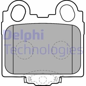 Гальмівні колодки, дискові Delphi LP1510 (фото 1)