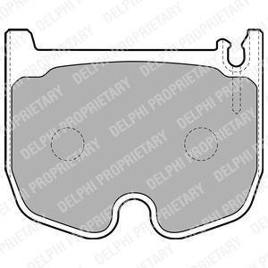 A_Гальмівні колодки дискові MERCEDES 211/220/221 "AMG "F "02-06 Delphi LP1841 (фото 1)