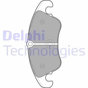 Комплект гальмівних колодок з 4 шт. дисків Delphi LP2077