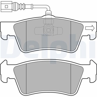 Гальмівні колодки, дискові Delphi LP2087
