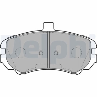 A_Гальмівні колодки дискові HYUNDAI Elantra "F "03-05 Delphi LP2150 (фото 1)