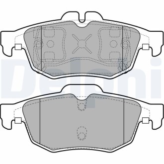 Гальмівні колодки, дискові Delphi LP2259