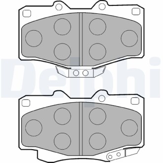 Гальмівні колодки дискові TOYOTA Hilux/Land Cruiser "F "89-05 Delphi LP854 (фото 1)