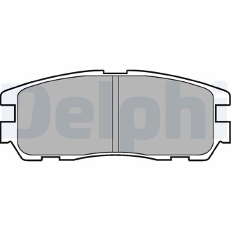 Комплект гальмівних колодок з 4 шт. дисків Delphi LP965