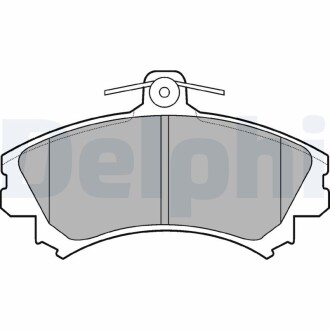 Комплект гальмівних колодок з 4 шт. дисків Delphi LP993