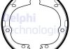 Гальмівні колодки, барабанні Delphi LS2166 (фото 1)