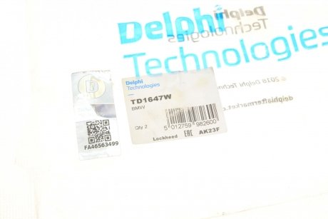 Втулка стабілізатора гумова Delphi TD1647W (фото 1)