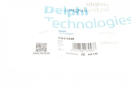 Сайлентблок важеля Delphi TD239W
