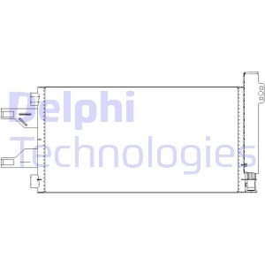 Конденсер кондиціонера Delphi TSP0225676