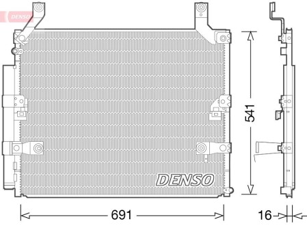 Конденсер кондиціонера DENSO DCN50032