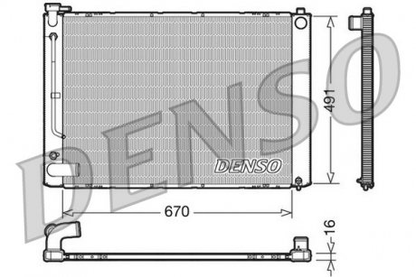 Конденсер DENSO DRM50055