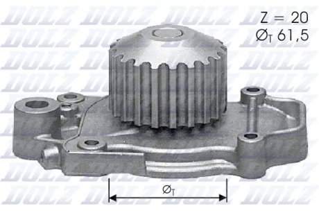 Помпа водяна DOLZ H118