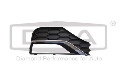 Рамка противотуманной фары левой VW Amarok (10-) с хром.вставкой DPA 88071868502