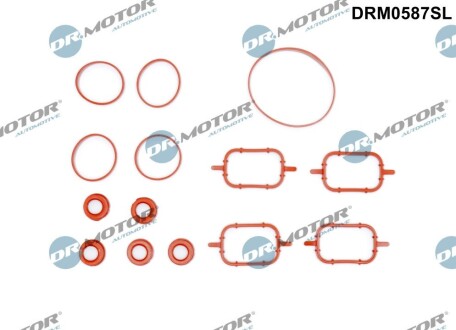 Комплект прокладок гумових DR.MOTOR DRM0587SL