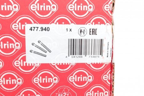 Болти головки блоку циліндрів (комплект) ELRING 477.940