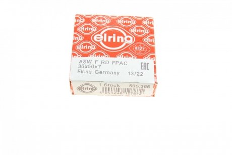 Сальник розподільчого валу ELRING 505.366 (фото 1)