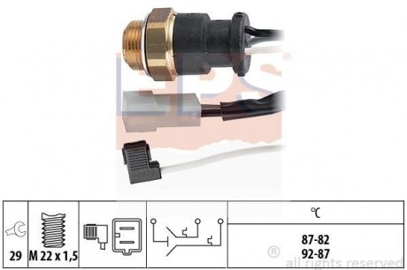Датчик увімкнення вентилятора EPS 1.850.602