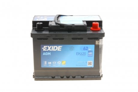 Стартерна батарея (акумулятор) EXIDE EK620