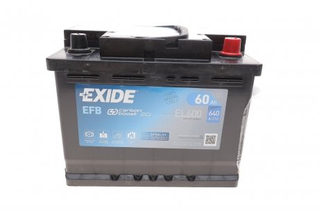 Стартерна батарея (акумулятор) EXIDE EL600