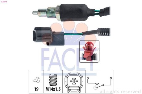 Датчик заднього ходу FACET 7.6174