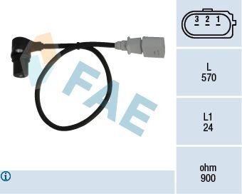 Датчик положення колінчастого валу FAE 79056