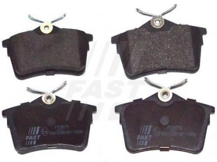 Колодки тормозные дисковые задние комплект CITROEN BERLINGO 96-18, PEUGEOT PARTNER 08- FAST FT29515