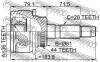 Шрус зовнішній 36x61x28 FEBEST 0510BT50A44 (фото 3)