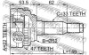 Шрус зовнішній 22x52x33 FEBEST 1110J200A47 (фото 3)