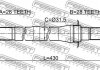 Піввісь права 28x430x28 FEBEST 1212CM10AT4WD (фото 3)