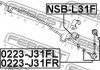 Втулка переднього стабілізатора d18.5 FEBEST NSBL31F (фото 3)