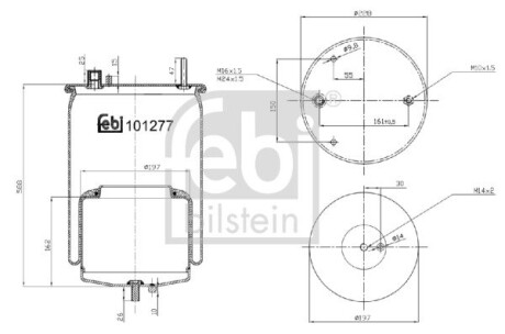 Подушка амортизуюча FEBI BILSTEIN 101277