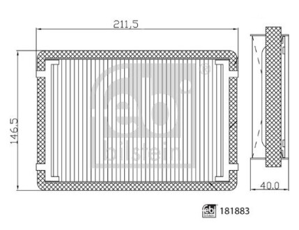 Фільтр салону FEBI BILSTEIN 181883 (фото 1)