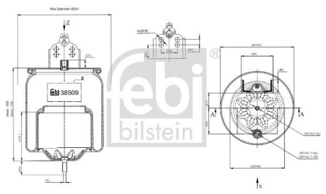 Подушка амортизуюча FEBI BILSTEIN 38509