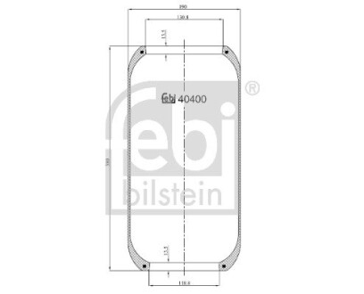 Подушка амортизуюча FEBI BILSTEIN 40400