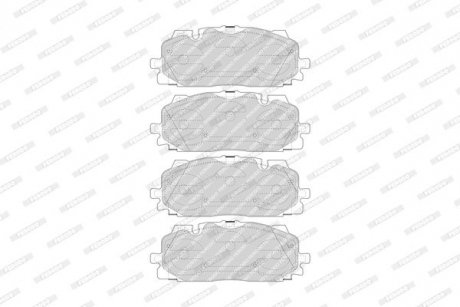 Комплект гальмівних колодок з 4 шт. дисків FERODO FDB4967 (фото 1)
