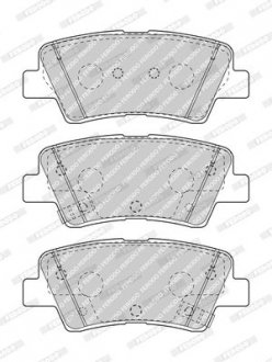 Колодки гальмівні дискові (комплект 4 шт) FERODO FDB5041