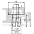 Кліпса кріплення (затискач) Fischer Automotive One (FA1) 11-20009.10 (фото 2)