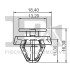 Кліпса кріплення (затискач) Fischer Automotive One (FA1) 11-40040.5 (фото 2)